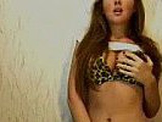 this charming brunette teen does an incredible strip tease on her webcam. shows her big firm bumpers and the cutest booty you have ever seen. she needs drilled hard...